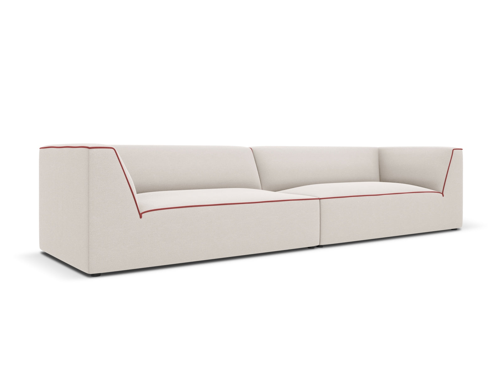 Entdecken Sie das Oslo 4-Sitzer Sofa von Cosmopolitan Design – stilvolles Velours, hervorragender Komfort und modernes Design für Ihr Zuhause.