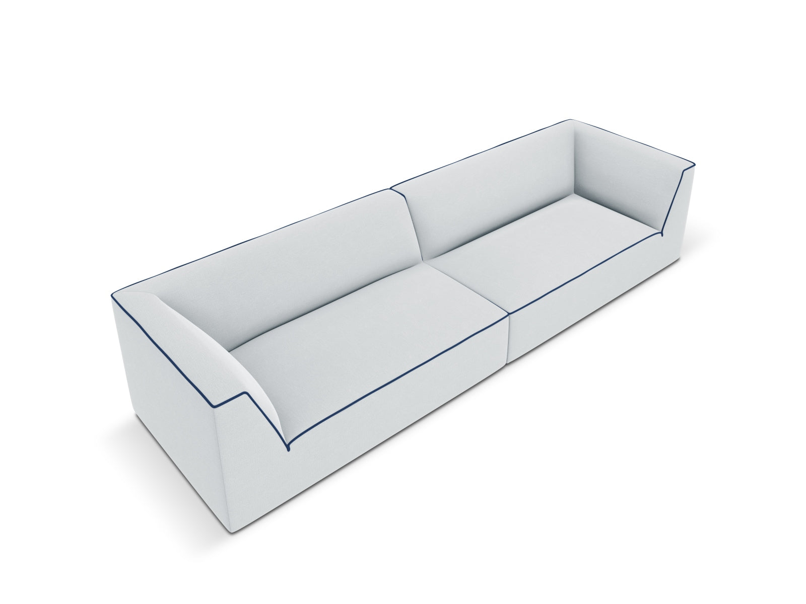 Entdecken Sie das Oslo 4-Sitzer Sofa von Cosmopolitan Design – stilvolles Velours, hervorragender Komfort und modernes Design für Ihr Zuhause.