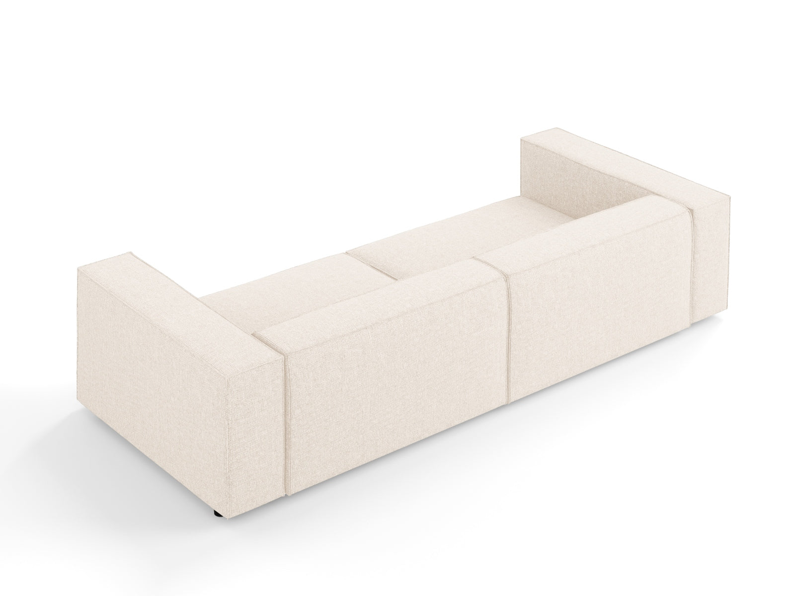 Arendal Sofa 4 Sitzer in Light Beige präsentiert im Onlineshop von KAQTU Design AG. 4er Sofa ist von Cosmopolitan Design