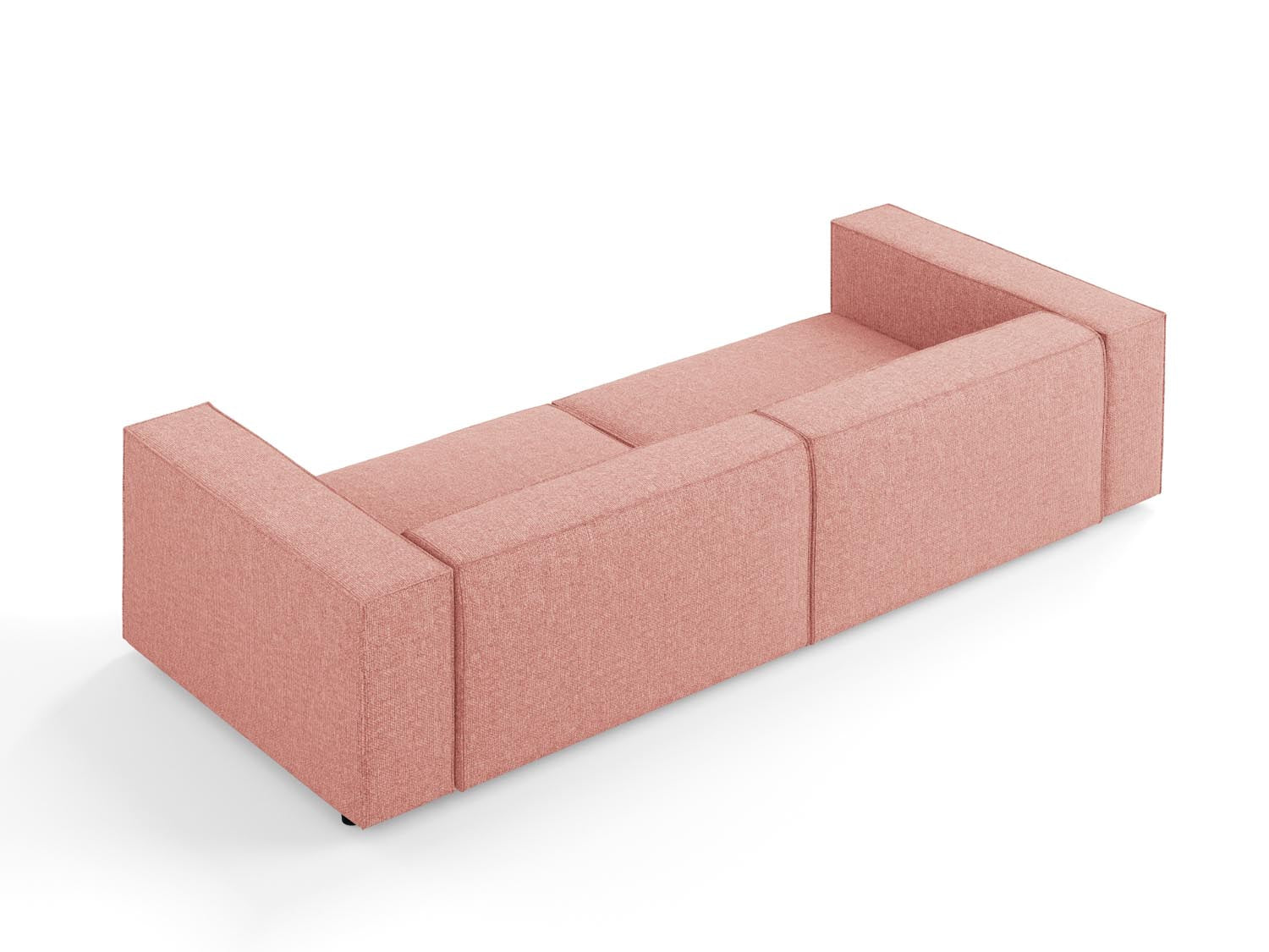 Arendal Sofa 4 Sitzer in Pink präsentiert im Onlineshop von KAQTU Design AG. 4er Sofa ist von Cosmopolitan Design