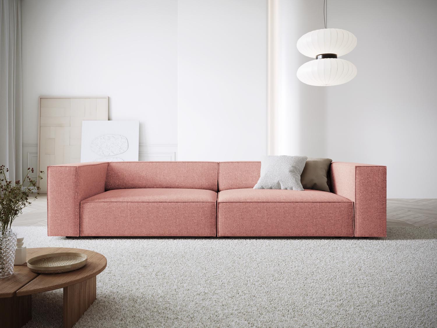 Arendal Sofa 4 Sitzer in Pink präsentiert im Onlineshop von KAQTU Design AG. 4er Sofa ist von Cosmopolitan Design