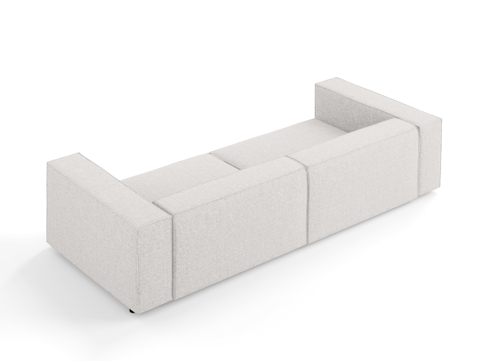 Arendal Sofa 4 Sitzer in Light Grey präsentiert im Onlineshop von KAQTU Design AG. 4er Sofa ist von Cosmopolitan Design