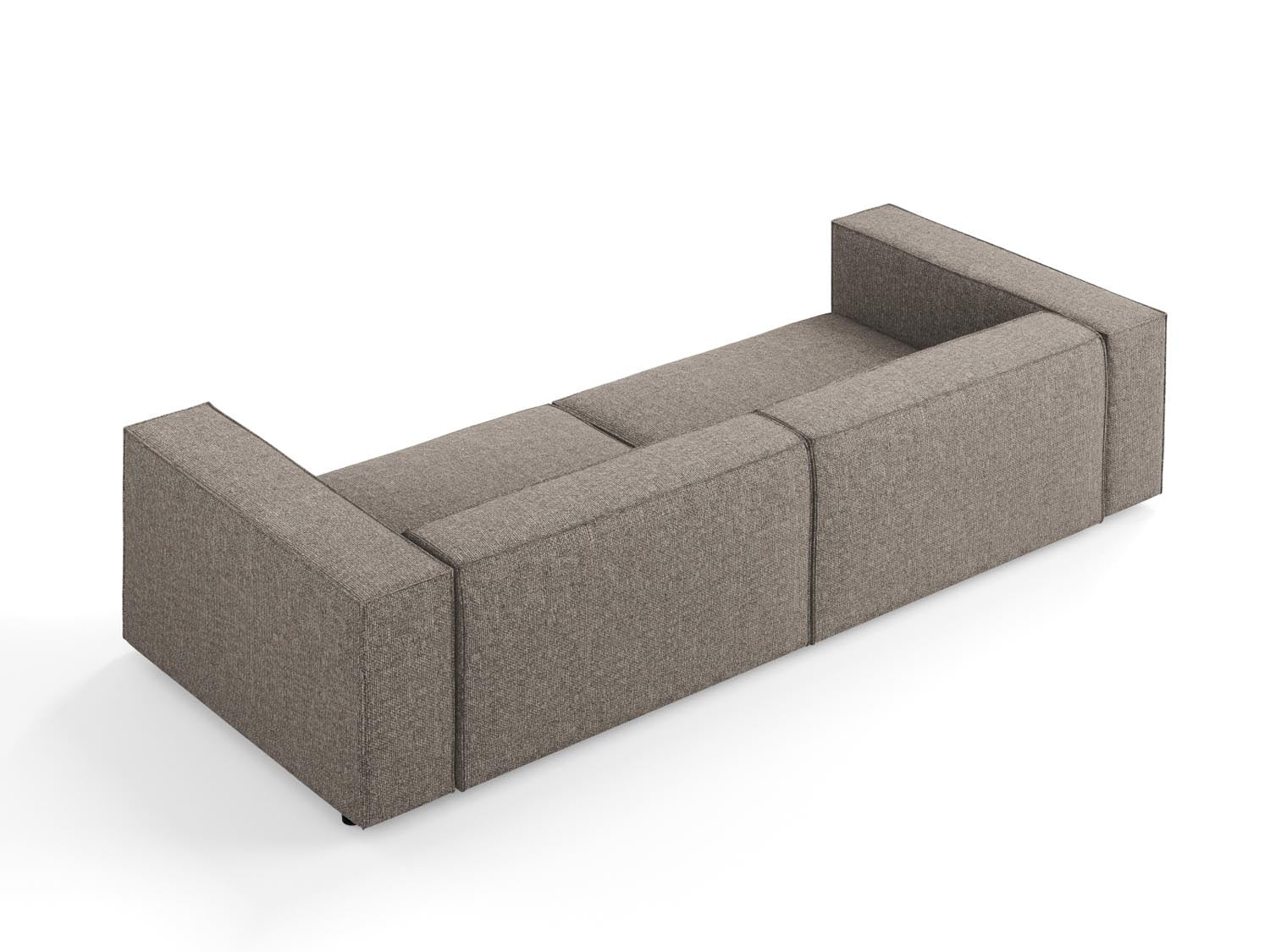 Arendal Sofa 4 Sitzer in Grey präsentiert im Onlineshop von KAQTU Design AG. 4er Sofa ist von Cosmopolitan Design