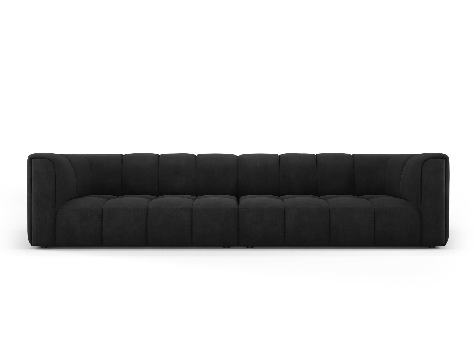4-Sitzer Modular Sofa Moritz in Black-Rebel präsentiert im Onlineshop von KAQTU Design AG. 4er Sofa ist von Cosmopolitan Design