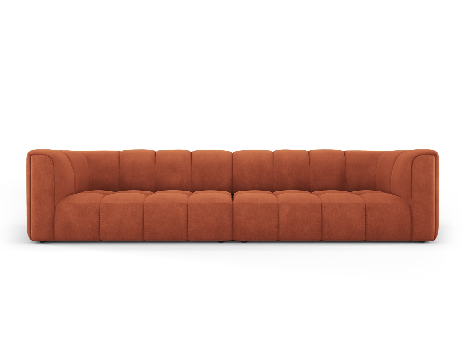 4-Sitzer Modular Sofa Moritz in Orange-Rebel präsentiert im Onlineshop von KAQTU Design AG. 4er Sofa ist von Cosmopolitan Design