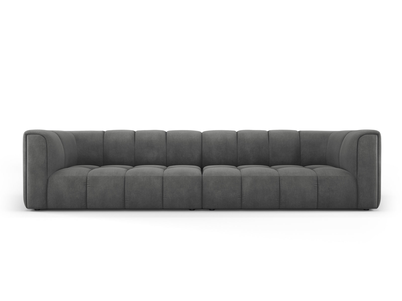 4-Sitzer Modular Sofa Moritz in Dark Grey-Rebel präsentiert im Onlineshop von KAQTU Design AG. 4er Sofa ist von Cosmopolitan Design