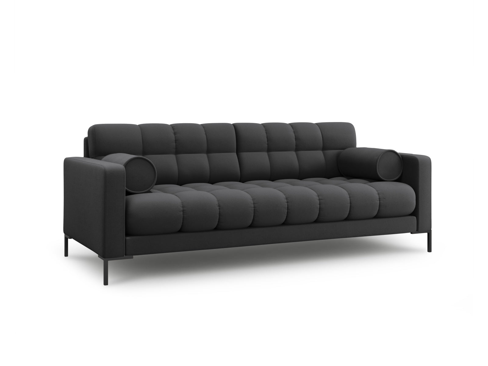 Elegantes 4-Sitzer Sofa Bali in Dunkelgrau, stilvoll und modern, ideal für jedes Wohnzimmer, erhältlich bei KAQTU Design AG.