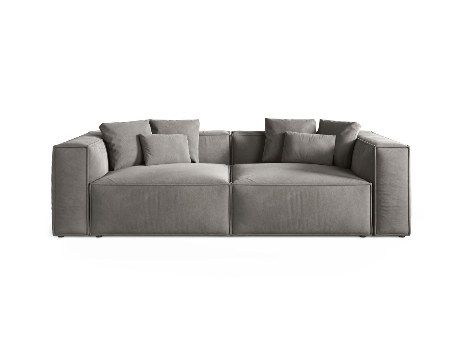 4-Sitzer Sofa Aveiro in Grey-Casino präsentiert im Onlineshop von KAQTU Design AG. 4er Sofa ist von Cosmopolitan Design