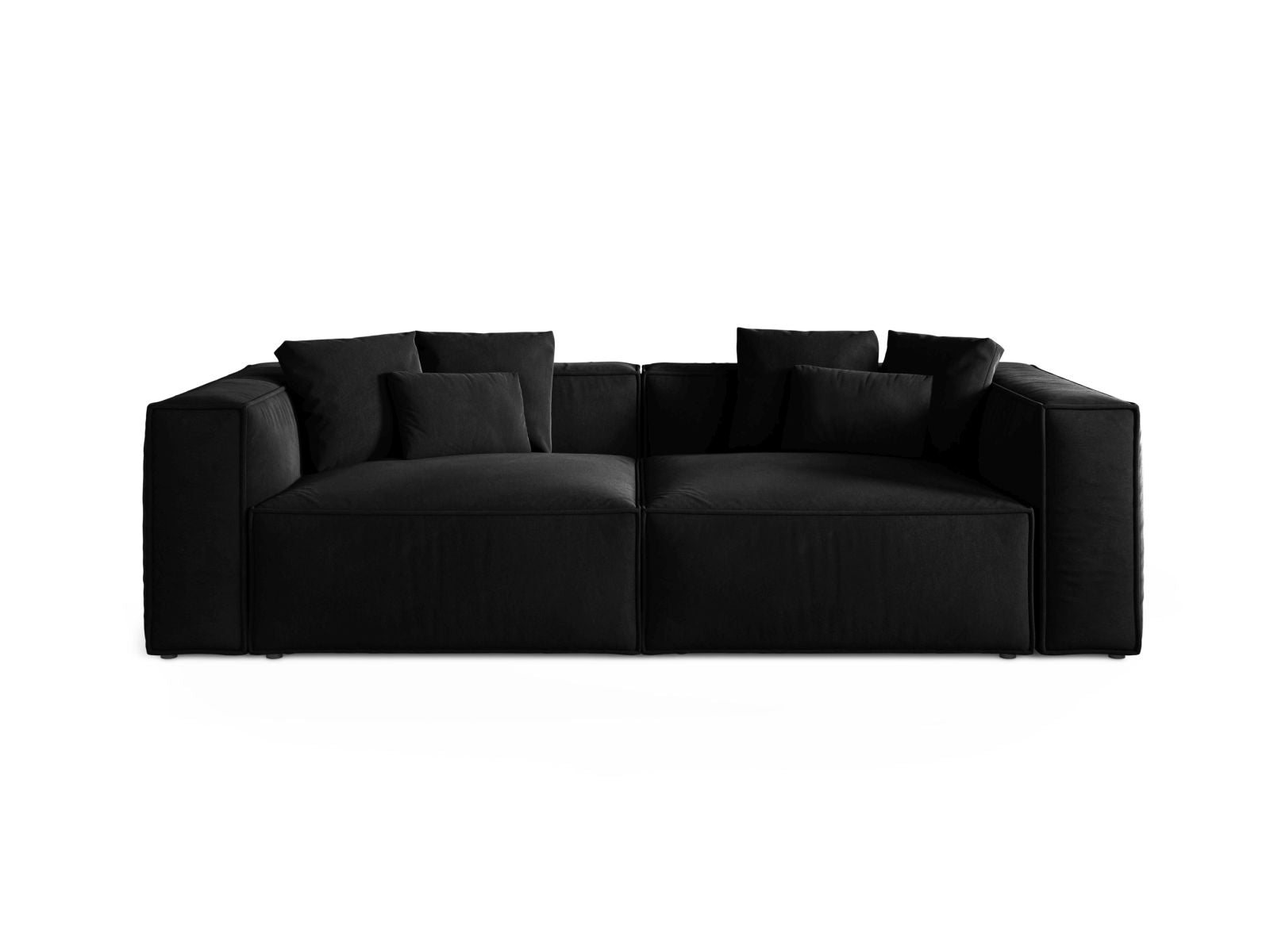 4-Sitzer Sofa Aveiro in Black-Casino präsentiert im Onlineshop von KAQTU Design AG. 4er Sofa ist von Cosmopolitan Design