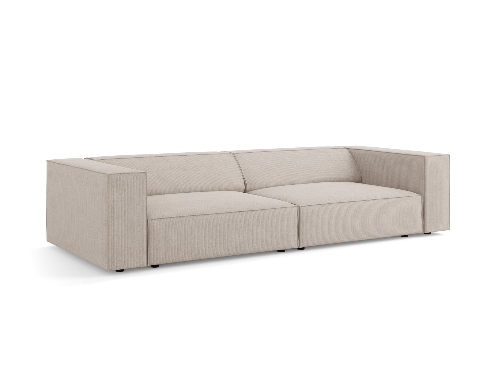 Arendal Sofa 4 Sitzer in Dark Beige präsentiert im Onlineshop von KAQTU Design AG. 4er Sofa ist von Cosmopolitan Design