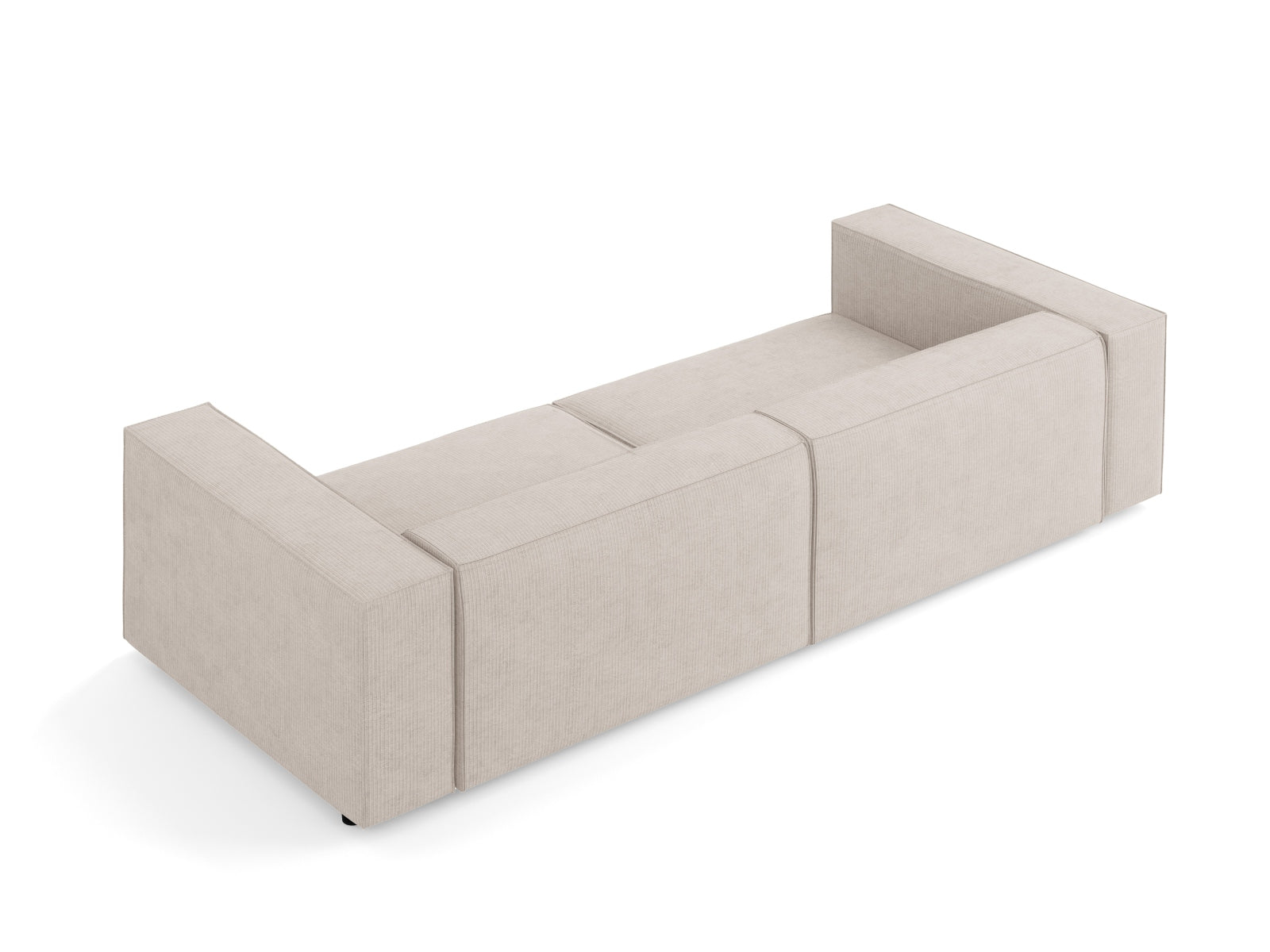 Arendal Sofa 4 Sitzer in Dark Beige präsentiert im Onlineshop von KAQTU Design AG. 4er Sofa ist von Cosmopolitan Design