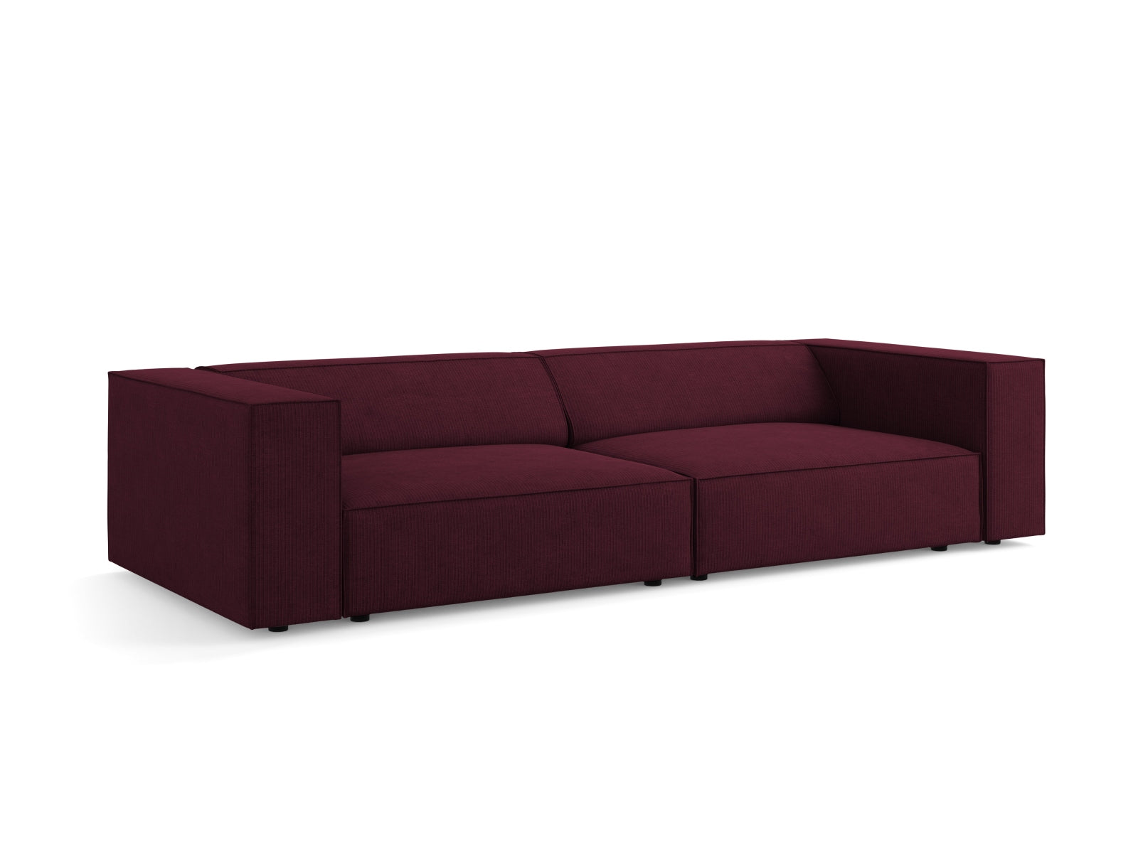 Arendal Sofa 4 Sitzer in Ruby präsentiert im Onlineshop von KAQTU Design AG. 4er Sofa ist von Cosmopolitan Design