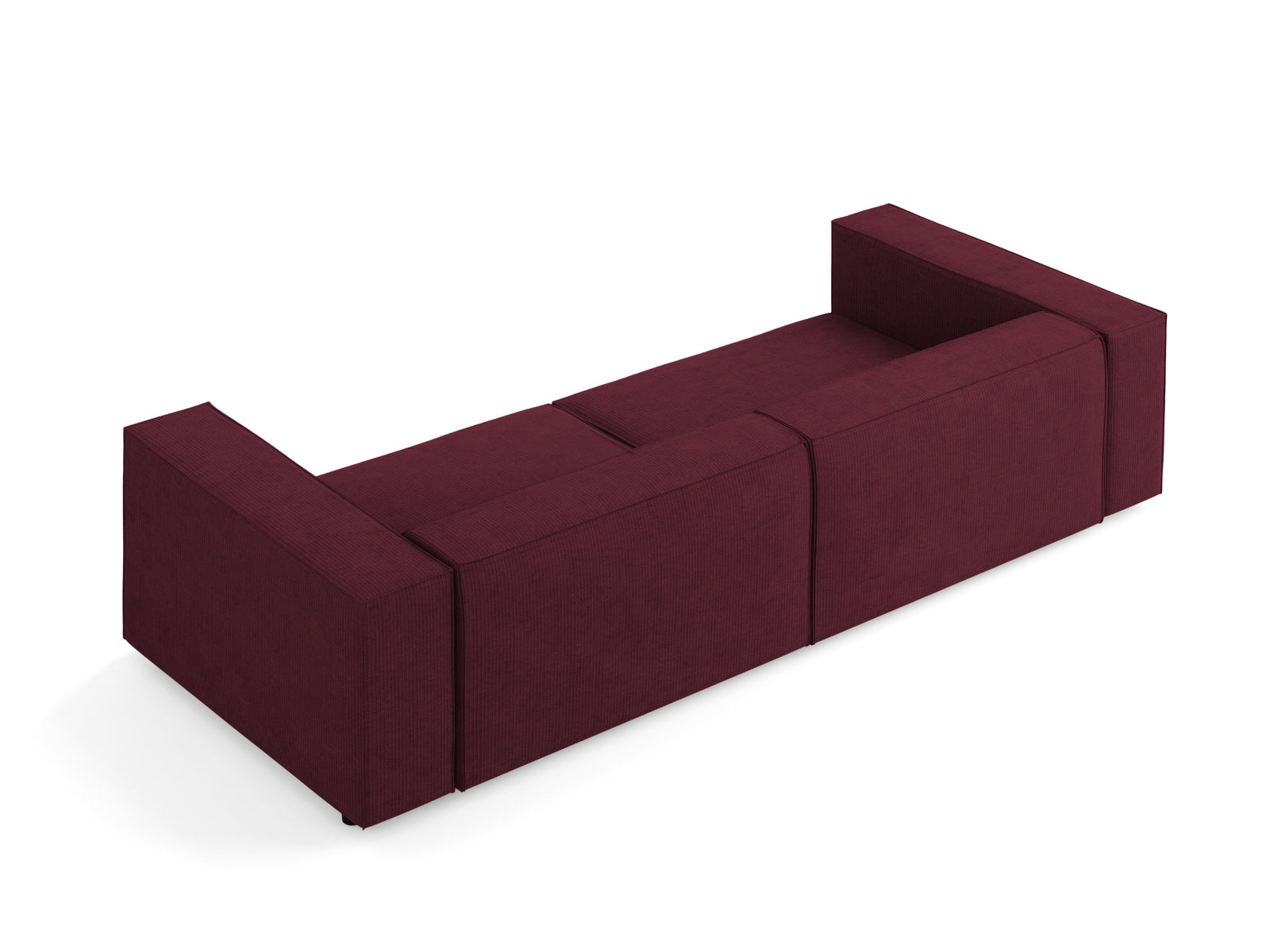 Arendal Sofa 4 Sitzer in Ruby präsentiert im Onlineshop von KAQTU Design AG. 4er Sofa ist von Cosmopolitan Design