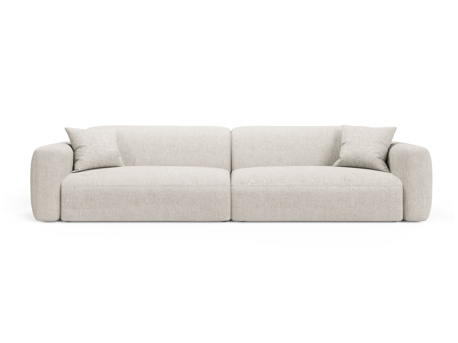 Strino Modular Sofa 4 Sitzer in Beige-Sorella präsentiert im Onlineshop von KAQTU Design AG. 4er Sofa ist von Cosmopolitan Design