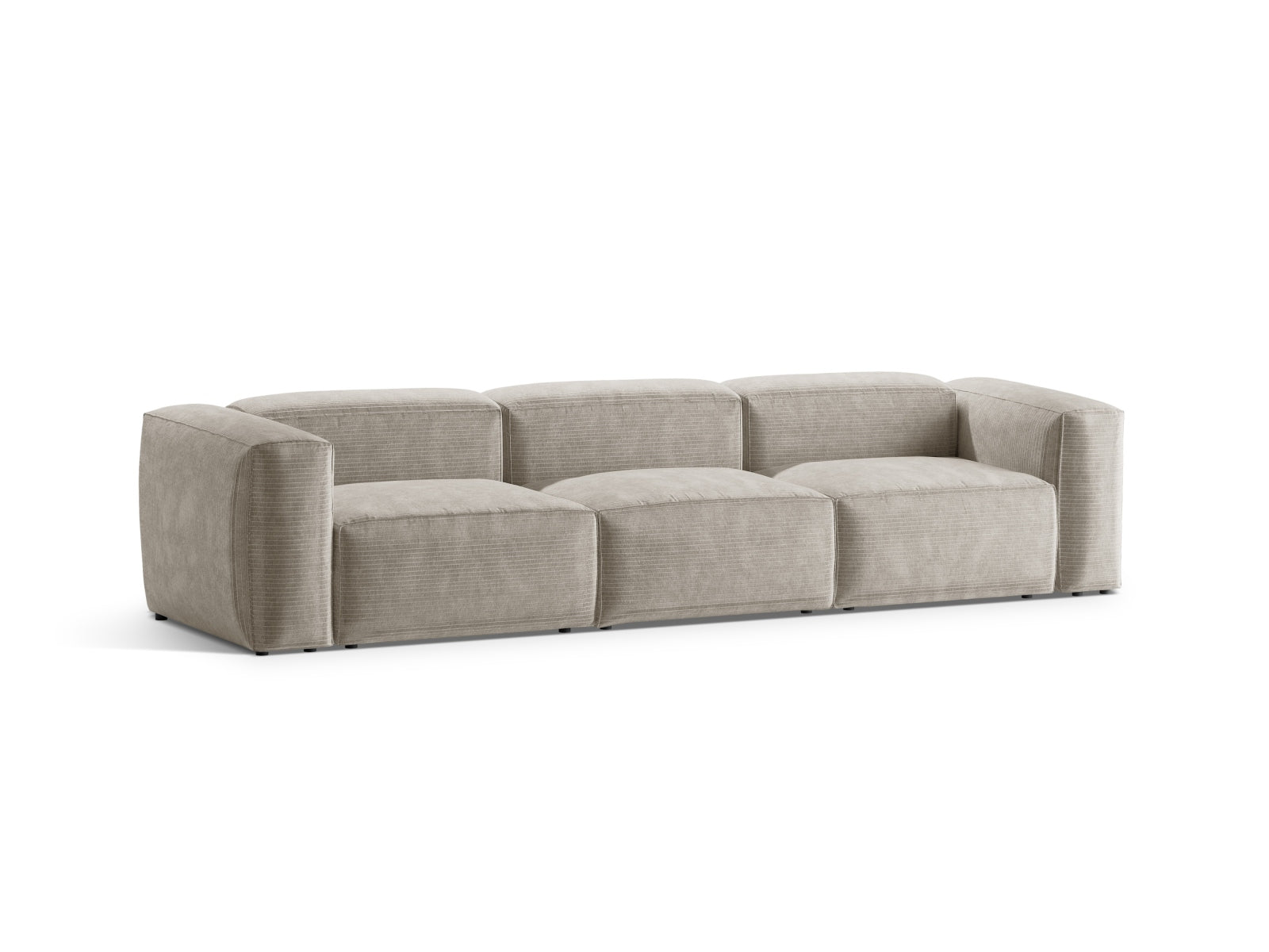 Erleben Sie das stilvolle Bergamo Modular Sofa 4 Sitzer von Cosmopolitan Design – ideal für Ihr modernes Wohnzimmer und entspannte Abende!