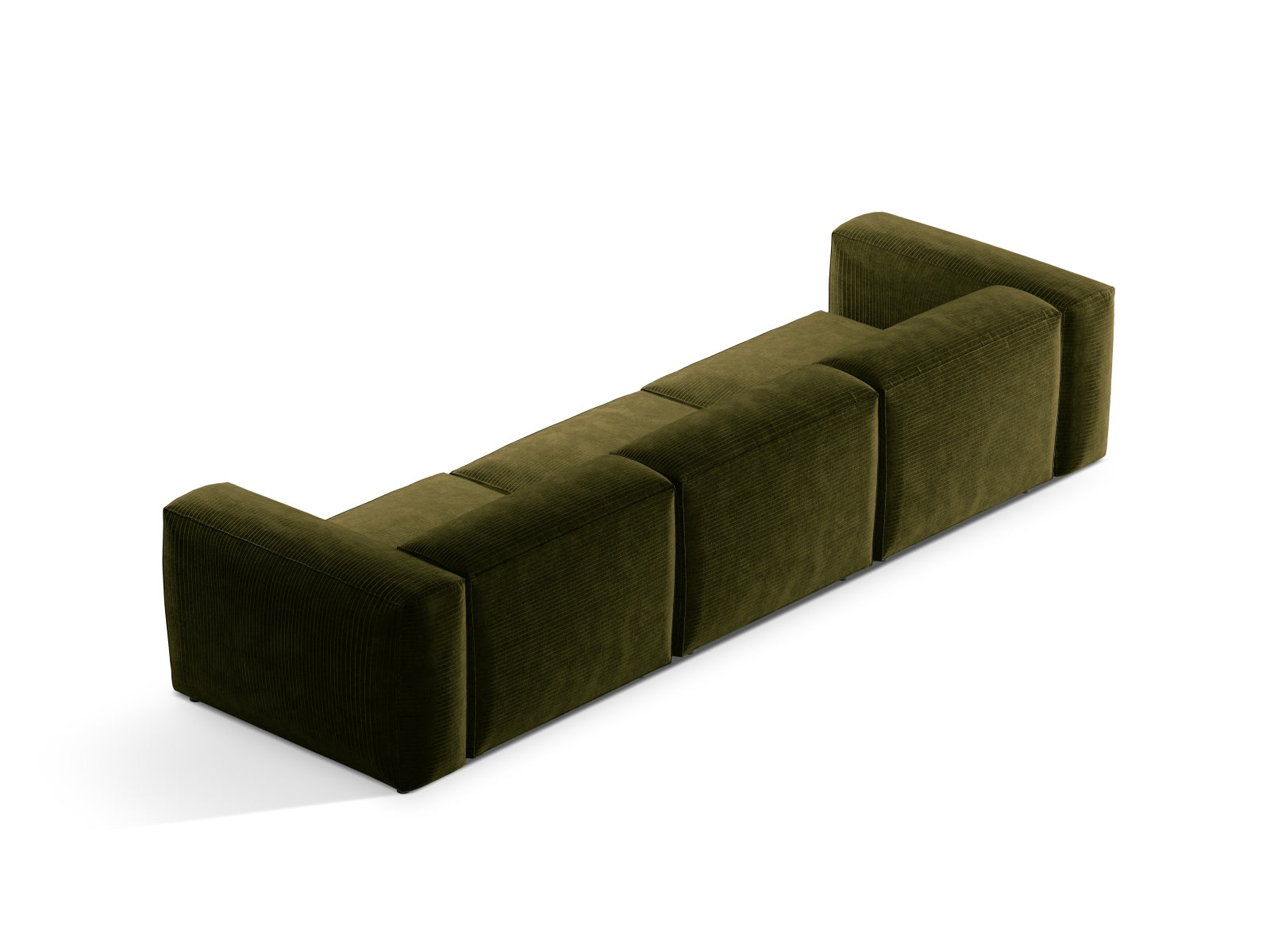 Entdecken Sie das elegante Bergamo Modular Sofa 4 Sitzer von Cosmopolitan Design – perfekt für Ihr modernes Zuhause und gemütliche Stunden!