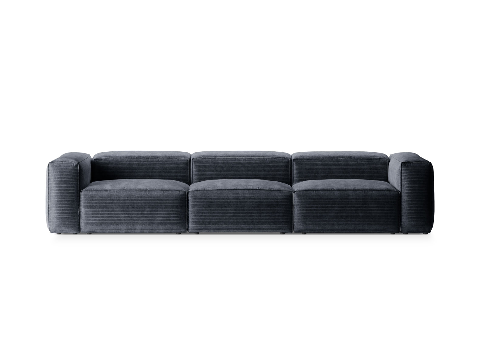 Bergamo Modular Sofa 4 Sitzer in Muted Blue präsentiert im Onlineshop von KAQTU Design AG. 4er Sofa ist von Cosmopolitan Design