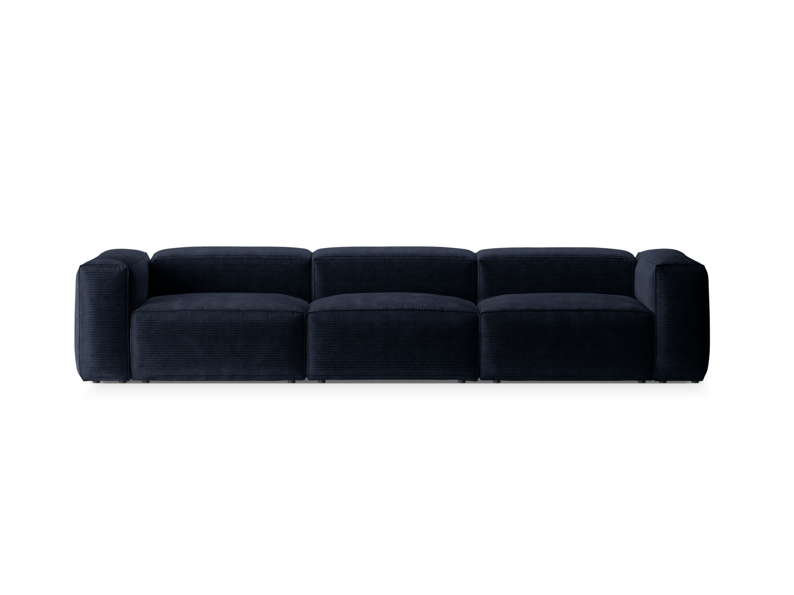 Bergamo Modular Sofa 4 Sitzer in Navy Blue präsentiert im Onlineshop von KAQTU Design AG. 4er Sofa ist von Cosmopolitan Design