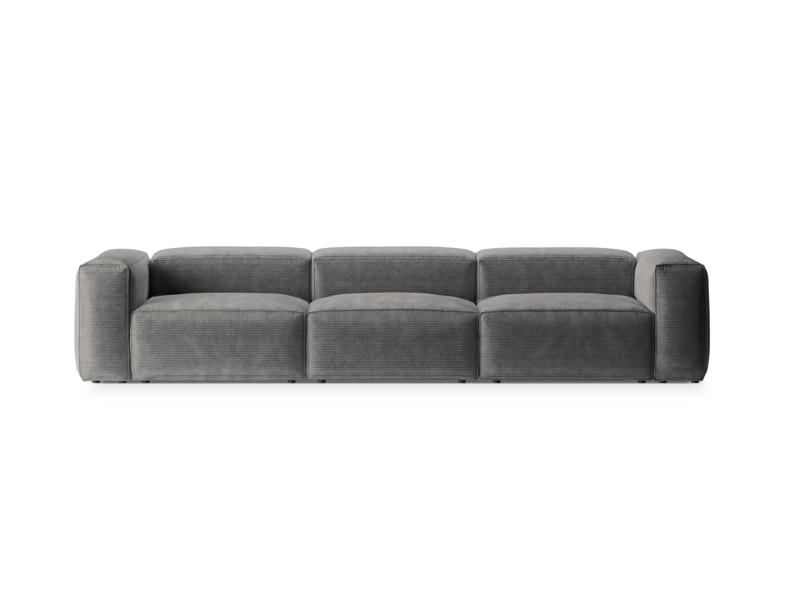 Bergamo Modular Sofa 4 Sitzer in Light Grey präsentiert im Onlineshop von KAQTU Design AG. 4er Sofa ist von Cosmopolitan Design