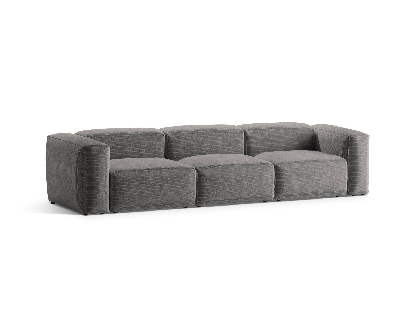 Entdecken Sie das elegante Bergamo Modular Sofa 4 Sitzer von Cosmopolitan Design – perfekt für Ihr modernes Zuhause und gemütliche Stunden!