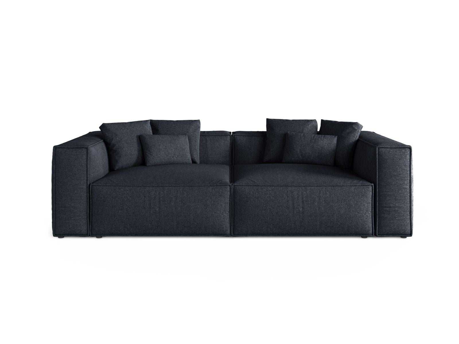4-Sitzer Sofa Aveiro in Navy Blue-Eden präsentiert im Onlineshop von KAQTU Design AG. 4er Sofa ist von Cosmopolitan Design