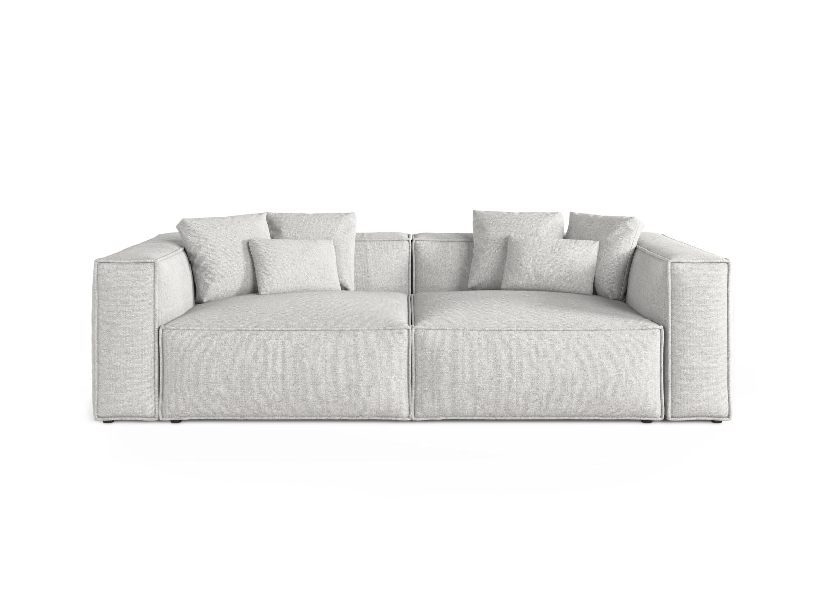 4-Sitzer Sofa Aveiro in Silver-Eden präsentiert im Onlineshop von KAQTU Design AG. 4er Sofa ist von Cosmopolitan Design