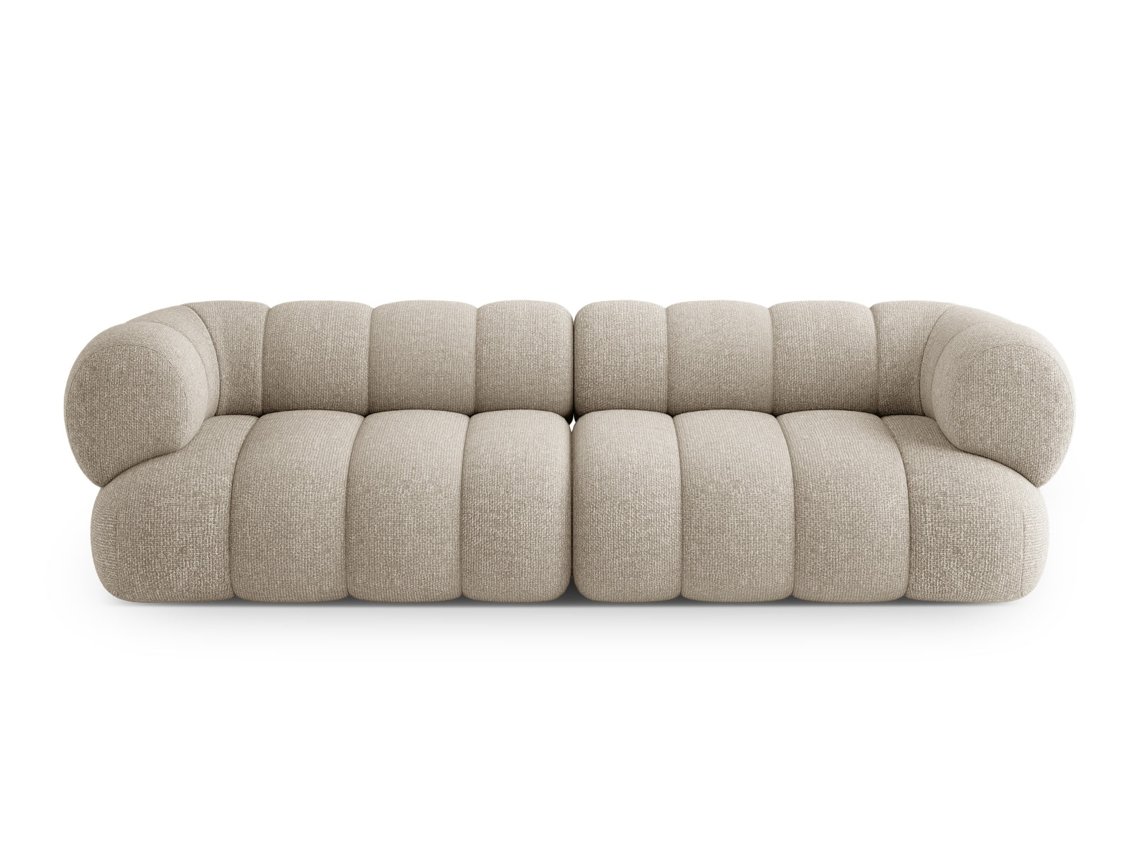 Koge Sofa 4 Sitzer 95cm in Dark Beige-Eden präsentiert im Onlineshop von KAQTU Design AG. 4er Sofa ist von Cosmopolitan Design