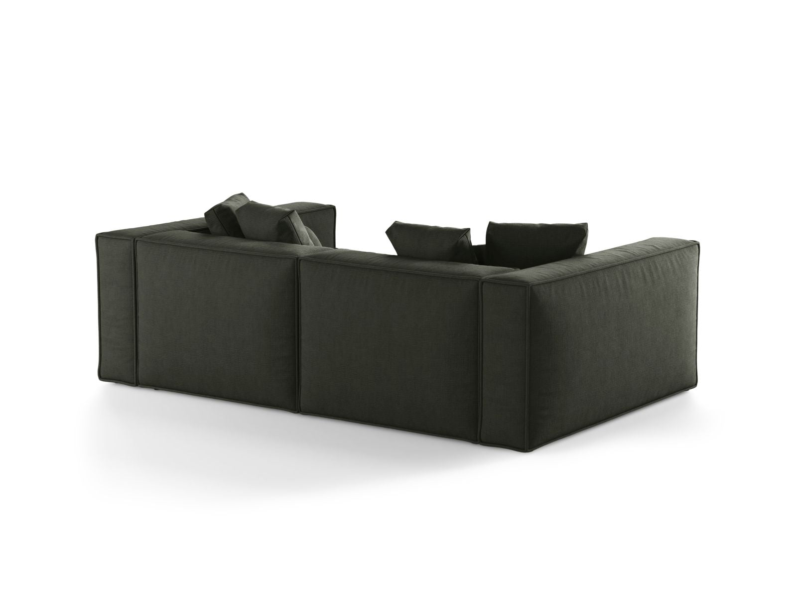 Elegantes 4-Sitzer Sofa Aveiro in trendigem Moss Green, ideal für stilvolle Wohnräume und entspannte Abende. Ein Blickfang für jedes Zuhause.