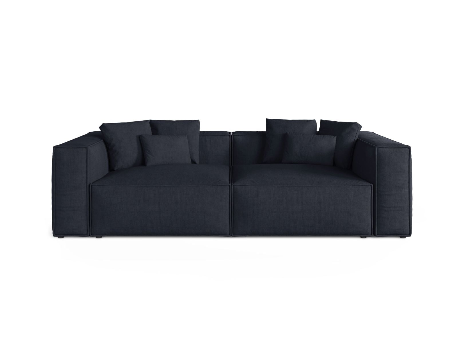 4-Sitzer Sofa Aveiro in Navy Blue-Liberty präsentiert im Onlineshop von KAQTU Design AG. 4er Sofa ist von Cosmopolitan Design