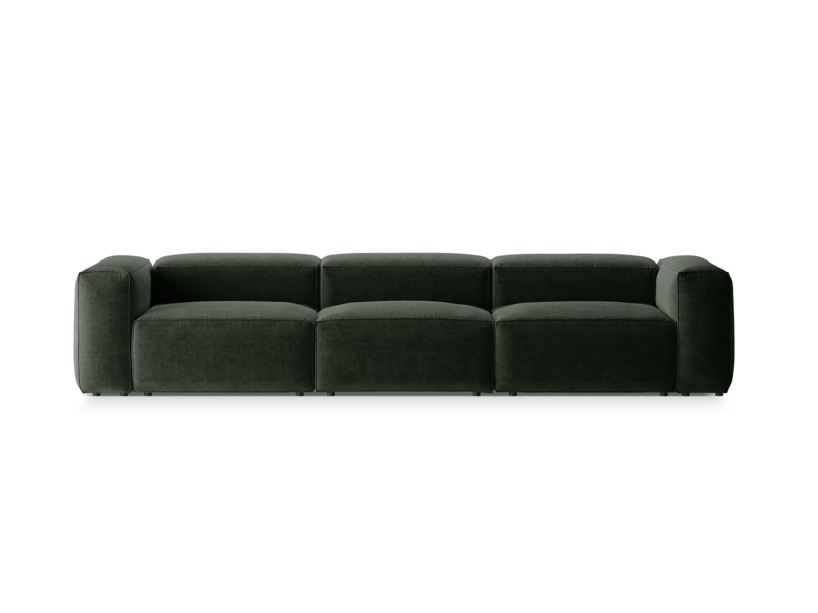 Bergamo Modular Sofa 4 Sitzer in Moss Green präsentiert im Onlineshop von KAQTU Design AG. 4er Sofa ist von Cosmopolitan Design