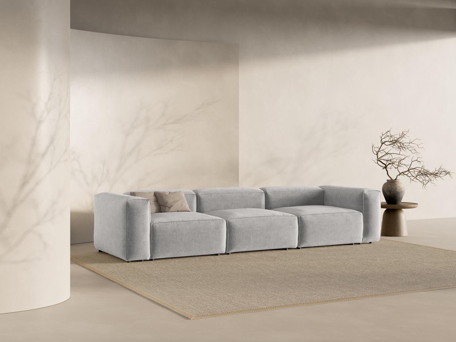Erleben Sie das stilvolle Bergamo Modular Sofa 4 Sitzer von Cosmopolitan Design – ideal für Ihr modernes Wohnzimmer und entspannte Abende!