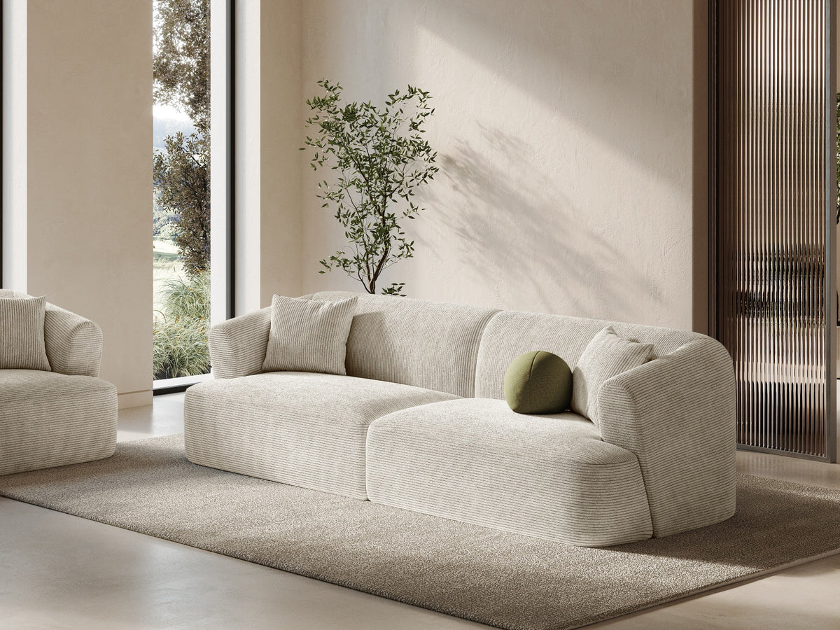4-Sitzer Modular Sofa Campi in Ivory-Lincoln D präsentiert im Onlineshop von KAQTU Design AG. 4er Sofa ist von Cosmopolitan Design