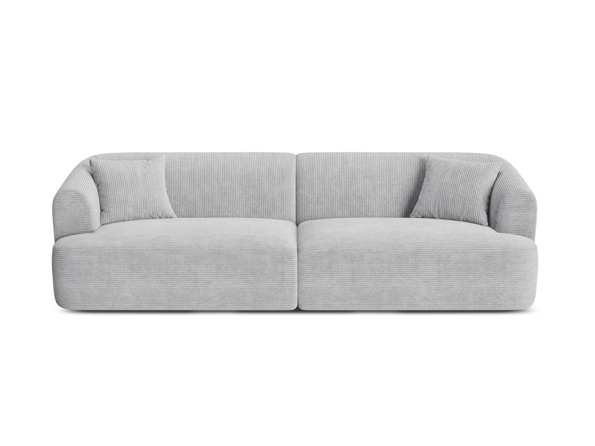 4-Sitzer Modular Sofa Campi in Silver-Lincoln D präsentiert im Onlineshop von KAQTU Design AG. 4er Sofa ist von Cosmopolitan Design