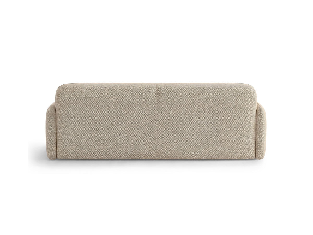 4er Sofa Malmo von Cosmopolitan Design mit Stoffbezug und kurzen schwarzen Kunststoffbeinen
