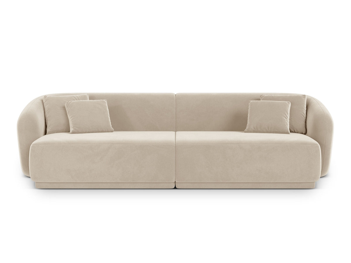 4-Sitzer Sofa Gomera in Beige-Salvador präsentiert im Onlineshop von KAQTU Design AG. 4er Sofa ist von Cosmopolitan Design