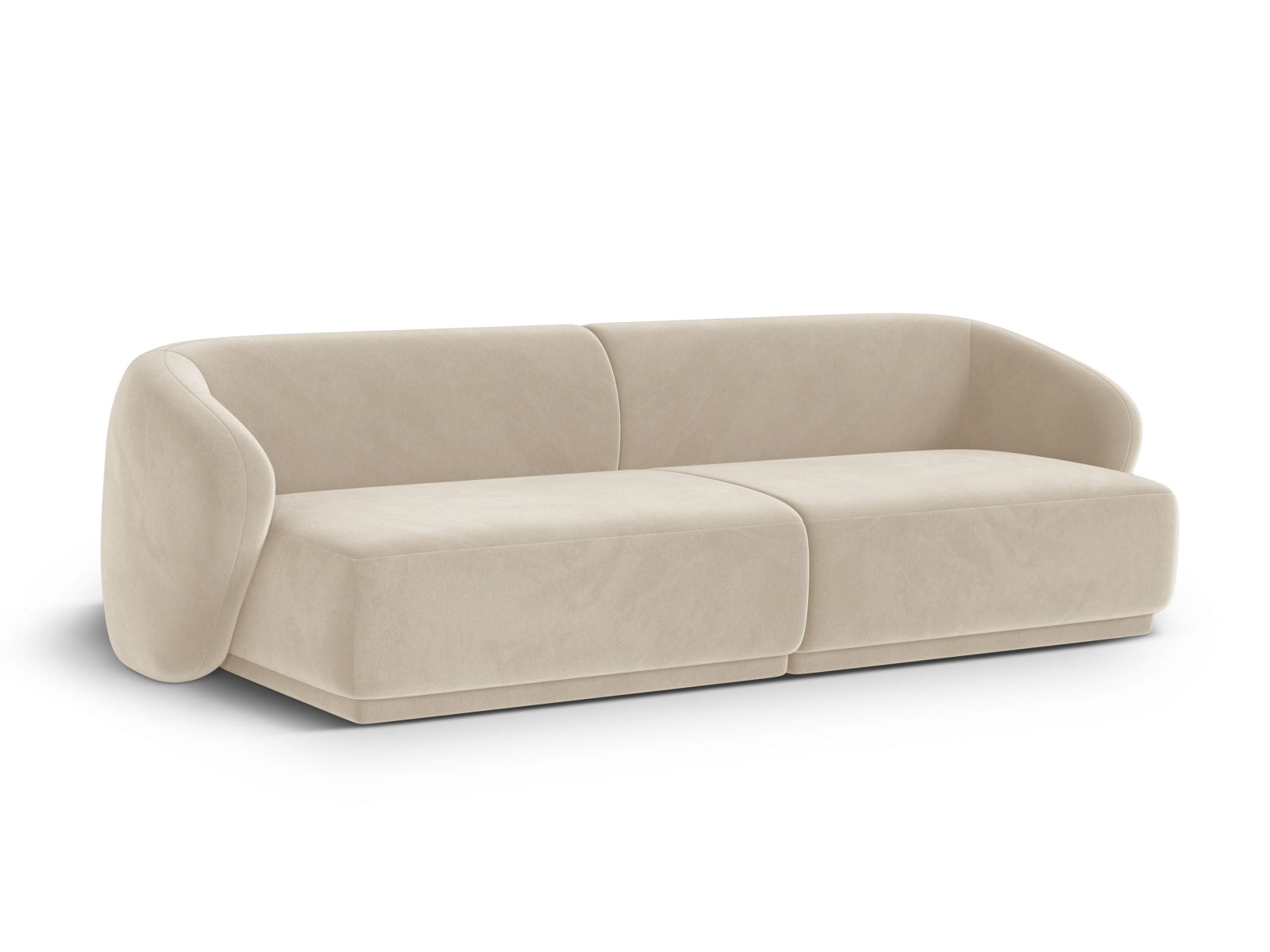 Beige 4-Sitzer Sofa Gomera von Cosmopolitan Design, stilvolles und modernes Möbelstück für Ihr Wohnzimmer, erhältlich bei KAQTU Design AG.