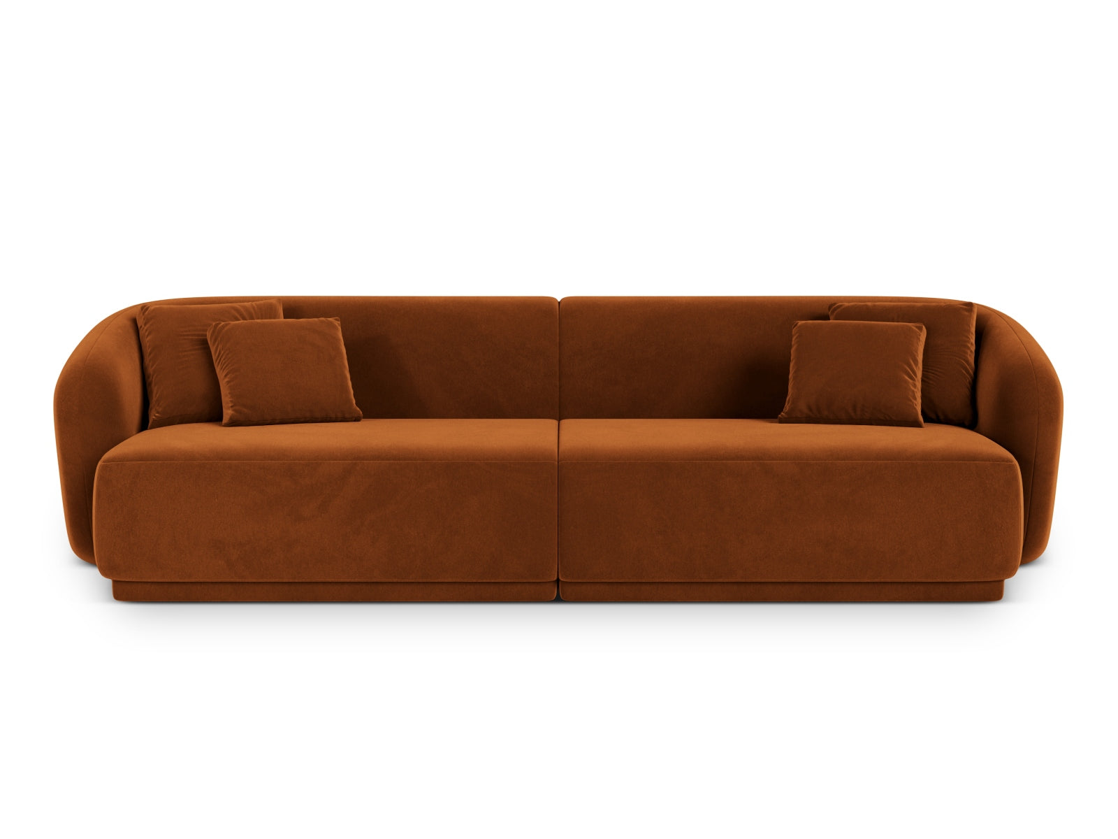4-Sitzer Sofa Gomera in Terracotta-Salvador präsentiert im Onlineshop von KAQTU Design AG. 4er Sofa ist von Cosmopolitan Design