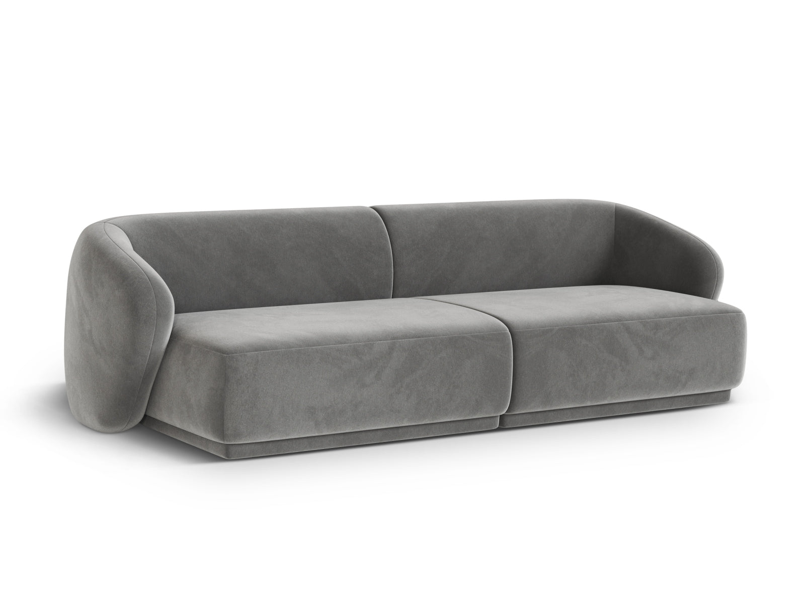 Elegantes 4-Sitzer Sofa Gomera in stilvollem Grau, ideal für moderne Wohnräume, erhältlich bei KAQTU Design AG.