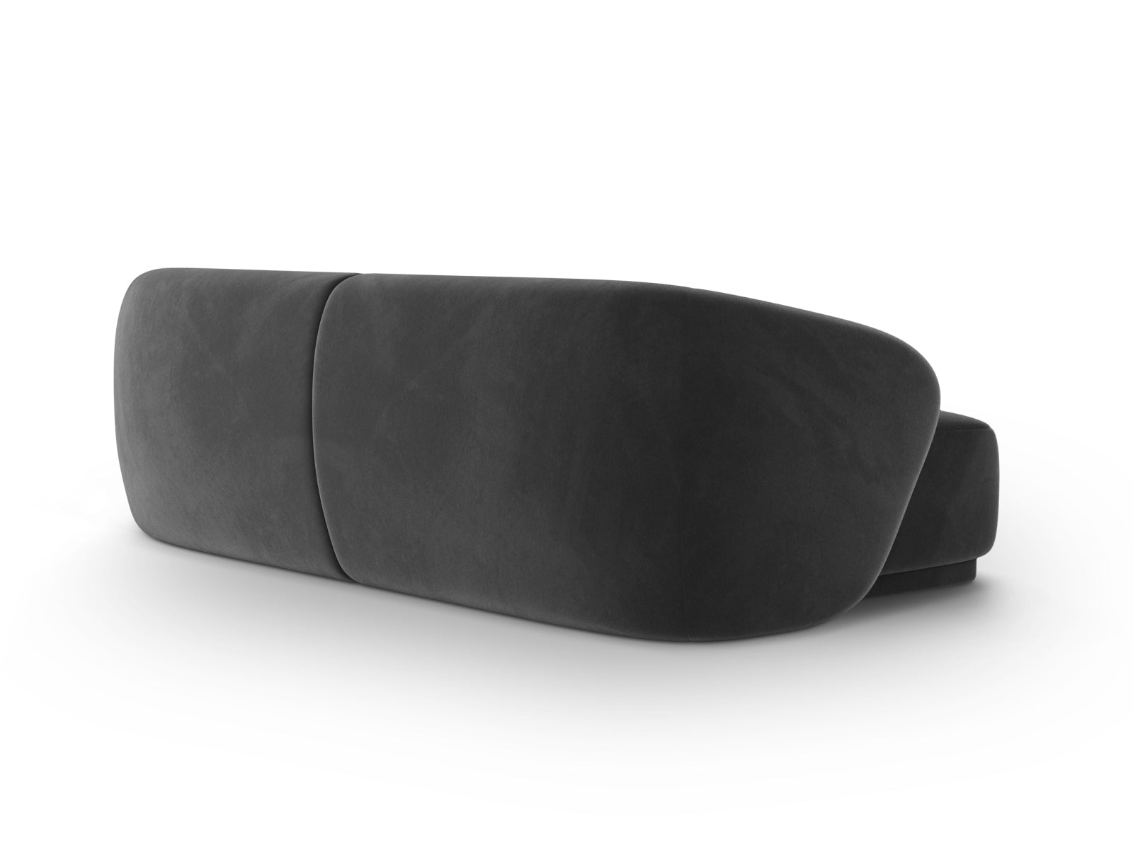 Elegantes 4-Sitzer Sofa Gomera in zeitlosem Dunkelgrau, ideal für gemütliche Abende und geschmackvolle Wohnräume.