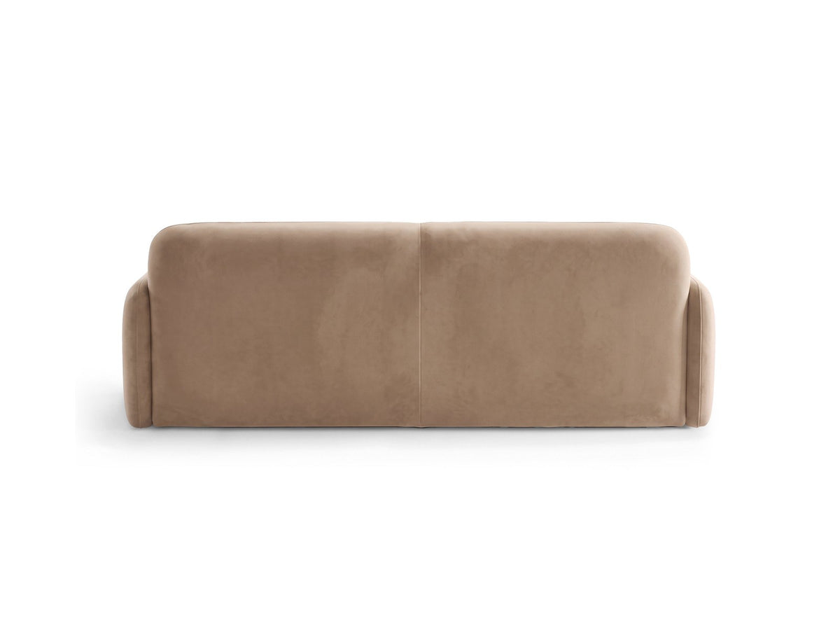 4er Sofa Malmo von Cosmopolitan Design mit Stoffbezug und kurzen schwarzen Kunststoffbeinen