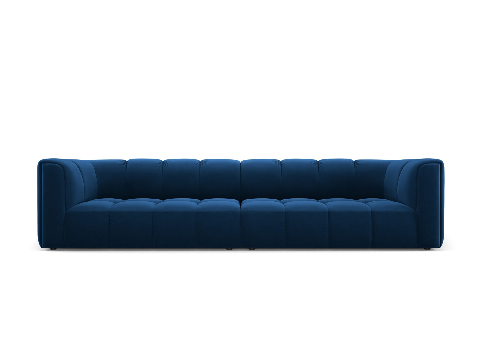 4-Sitzer Modular Sofa Moritz in Royal Blue-Bluvel präsentiert im Onlineshop von KAQTU Design AG. 4er Sofa ist von Cosmopolitan Design