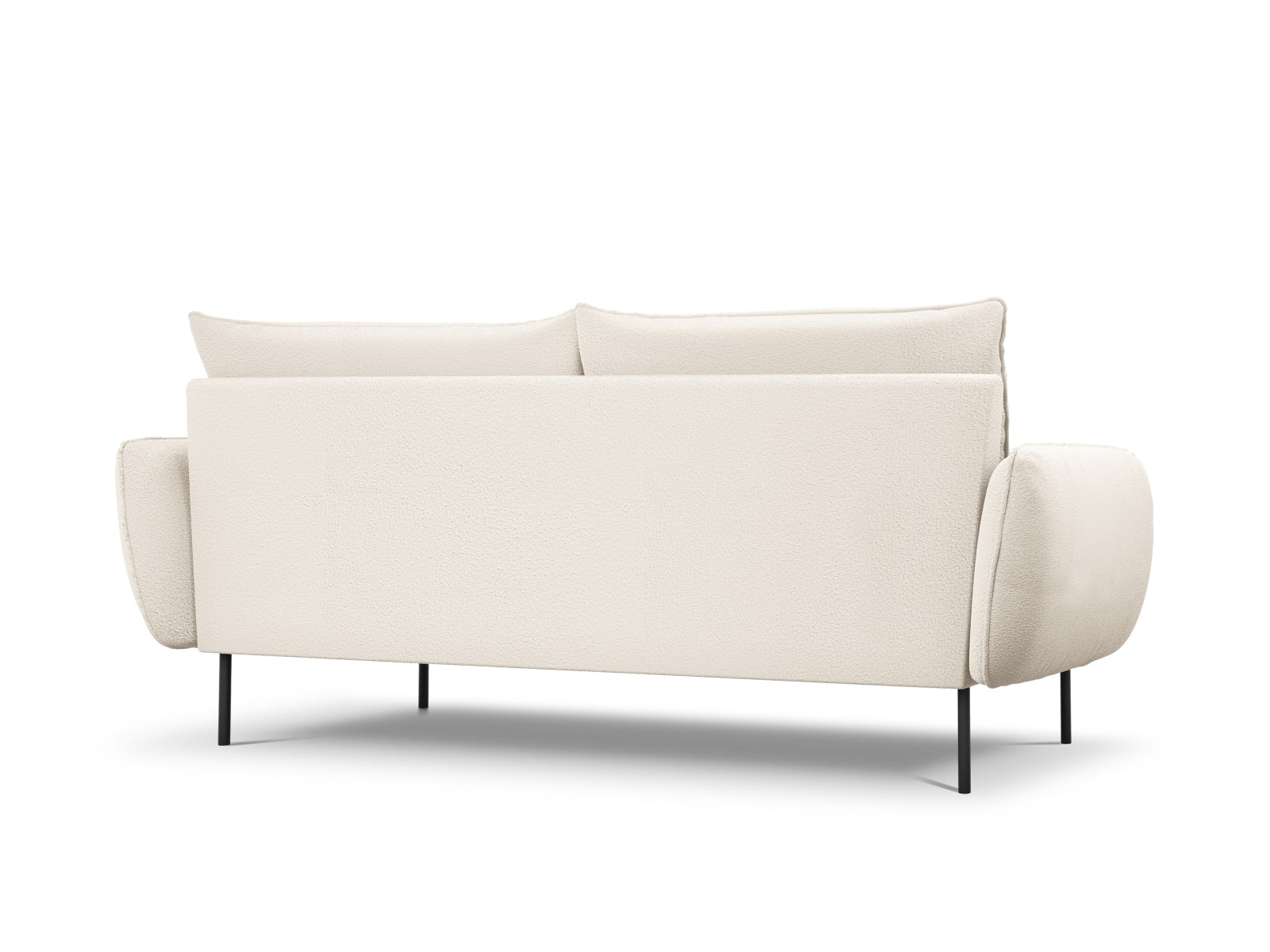 Elegantes 4-Sitzer Sofa "Vienna" in Boucle-Optik, ideal für moderne Wohnräume und gesellige Abende mit Freunden.