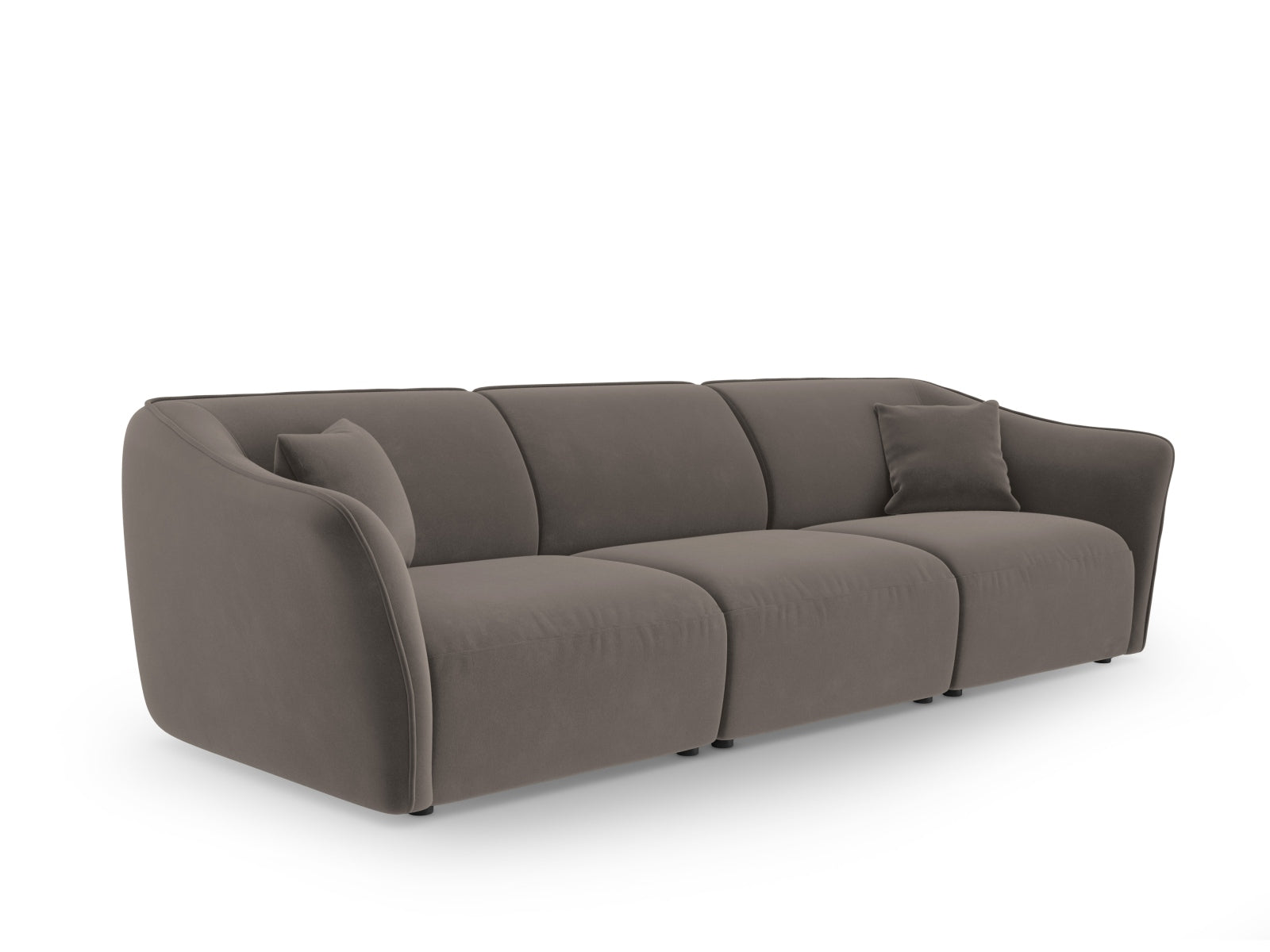 Tokyo Velour Modular Sofa 5 Sitzer in Light Brown präsentiert im Onlineshop von KAQTU Design AG. 5er Sofa ist von Cosmopolitan Design
