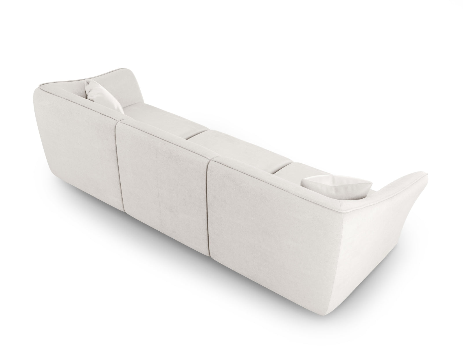 Tokyo Boucle Modular Sofa 5 Sitzer in Ivory präsentiert im Onlineshop von KAQTU Design AG. 5er Sofa ist von Cosmopolitan Design
