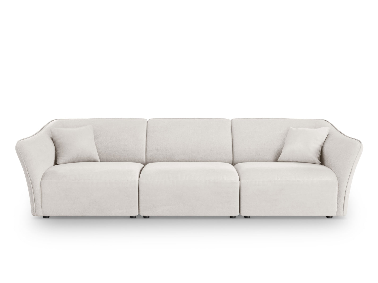 Tokyo Boucle Modular Sofa 5 Sitzer in Ivory präsentiert im Onlineshop von KAQTU Design AG. 5er Sofa ist von Cosmopolitan Design