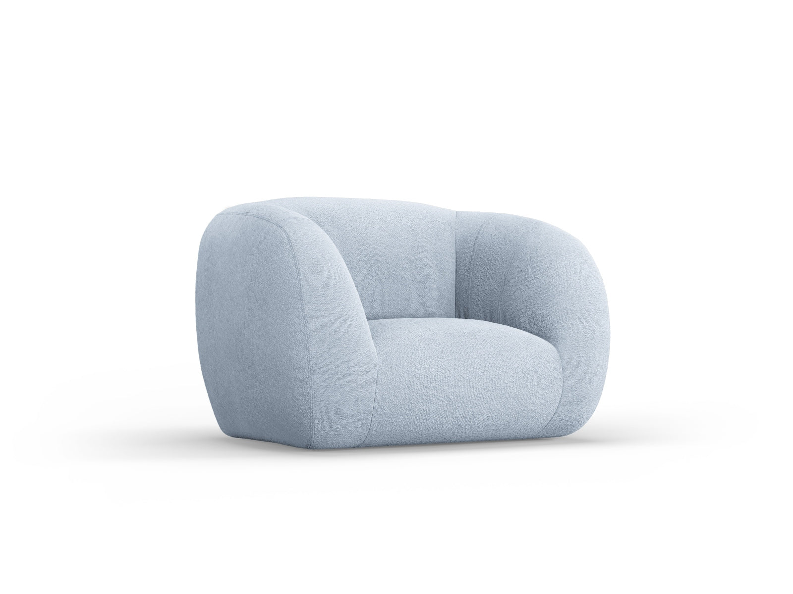 Erleben Sie den stilvollen Essen Boucle Armchair 1 Sitzer von Cosmopolitan Design. Ideal für Ihr modernes Interieur, vereint er Komfort und Eleganz.