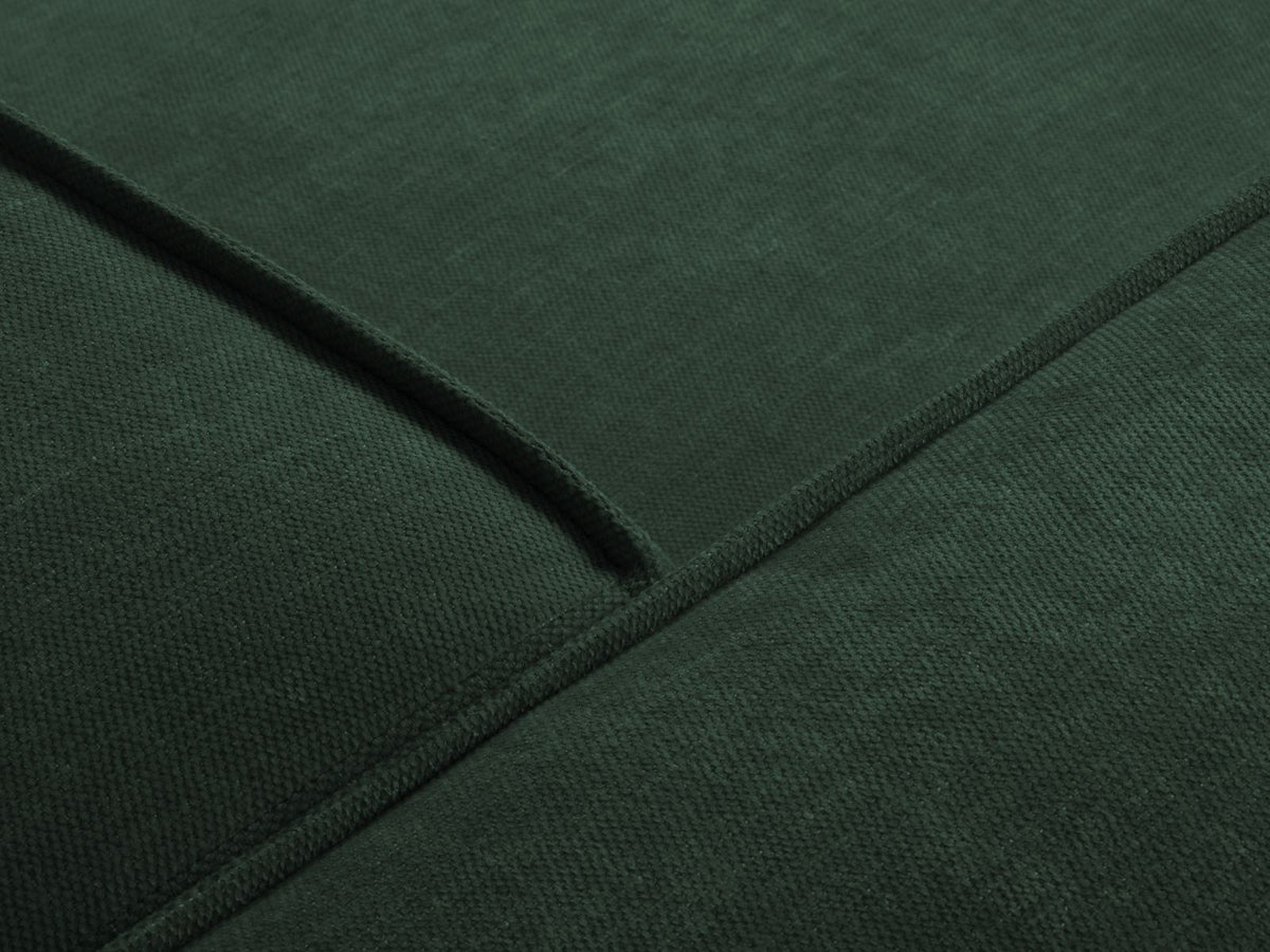Turin Sessel mit Chenille-Bezug in Light Beige-Rosario, Massivholzrahmen aus Kiefer und Beinen aus schwarzem Buchenholz, Ansicht mit Armlehnen und Rückenlehne.