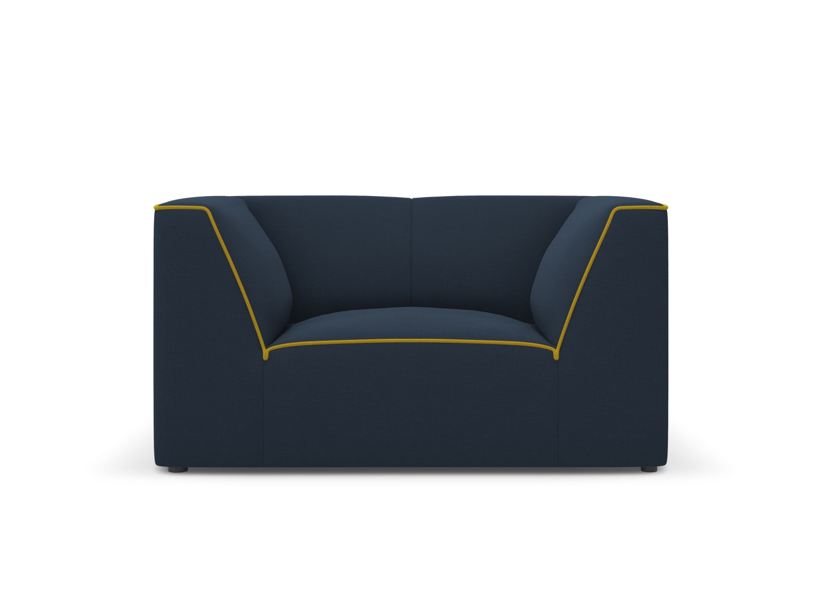 Oslo Sessel 1 Sitzer in Royal Blue, Yellow präsentiert im Onlineshop von KAQTU Design AG. Sessel ist von Cosmopolitan Design
