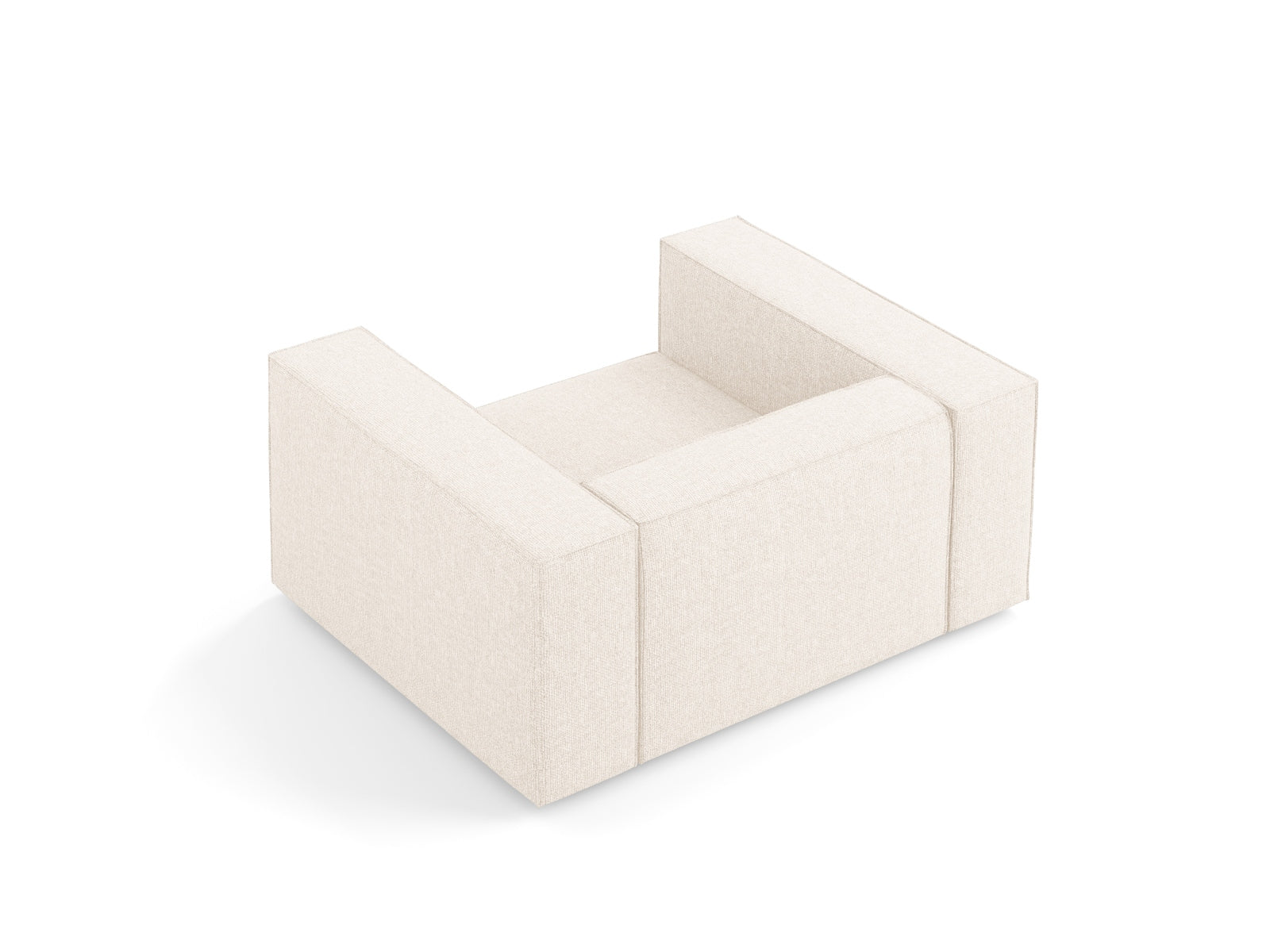 Arendal Sessel 1 Sitz in Light Beige präsentiert im Onlineshop von KAQTU Design AG. Sessel ist von Cosmopolitan Design