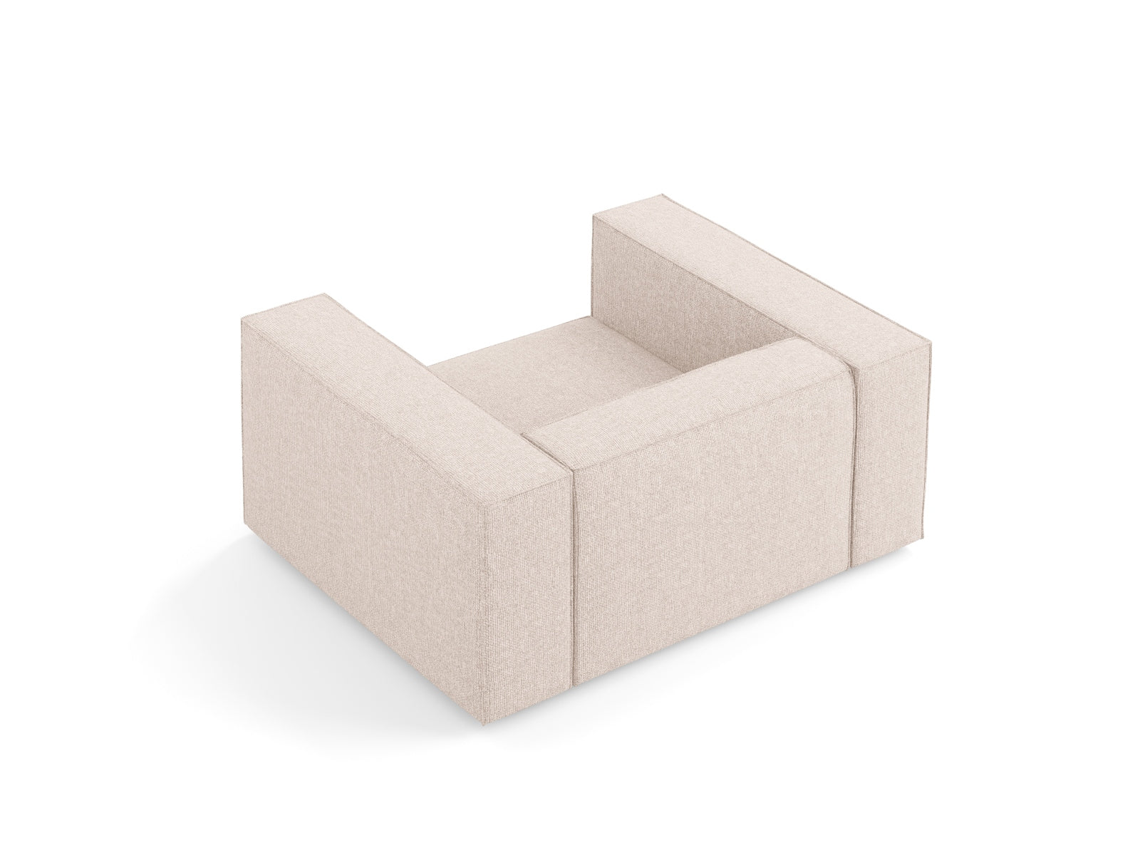 Arendal Sessel 1 Sitz in Beige präsentiert im Onlineshop von KAQTU Design AG. Sessel ist von Cosmopolitan Design
